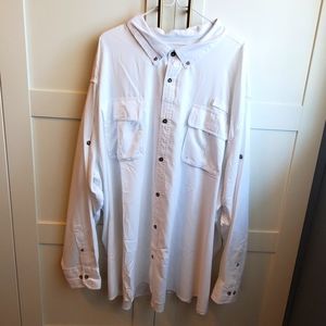 Cabela's 5X Long Sleeve 4most UPF 30 Vented Button Down Fishing Shirt